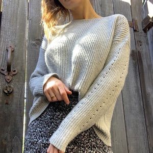 Grey/blue sweater
